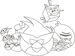 Angry Birds kolorowanki